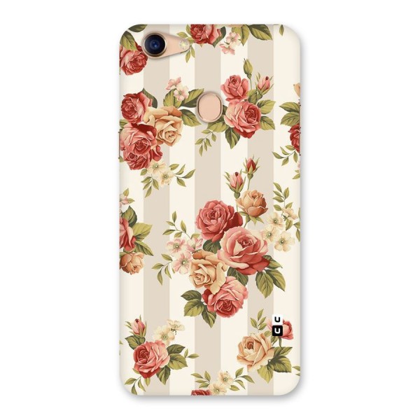 Vintage Color Flowers Back Case for Oppo F5 Youth
